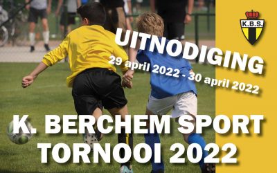 Jeugdtornooi Koninklijk Berchem Sport april 2022