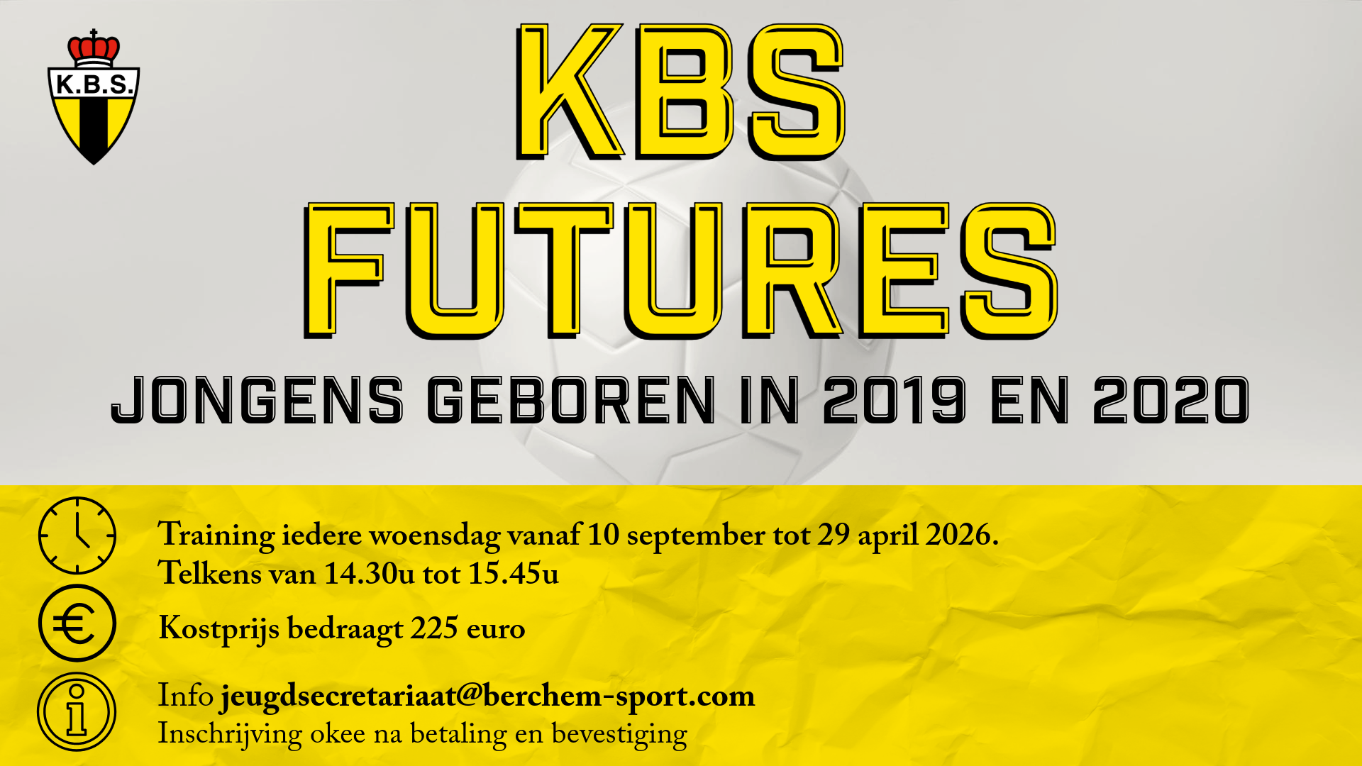 Berchem Sport futures training