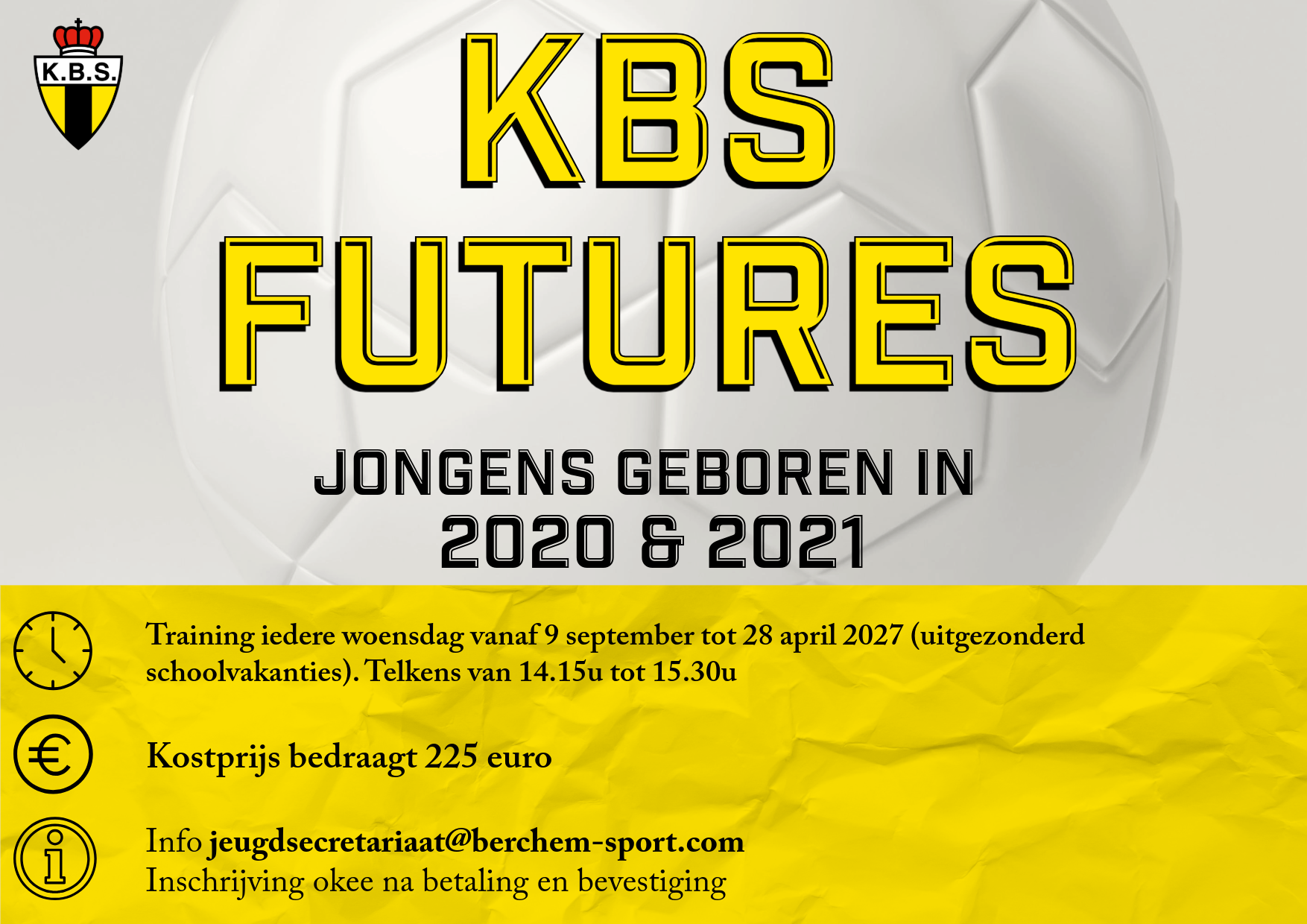 Berchem Sport futures training